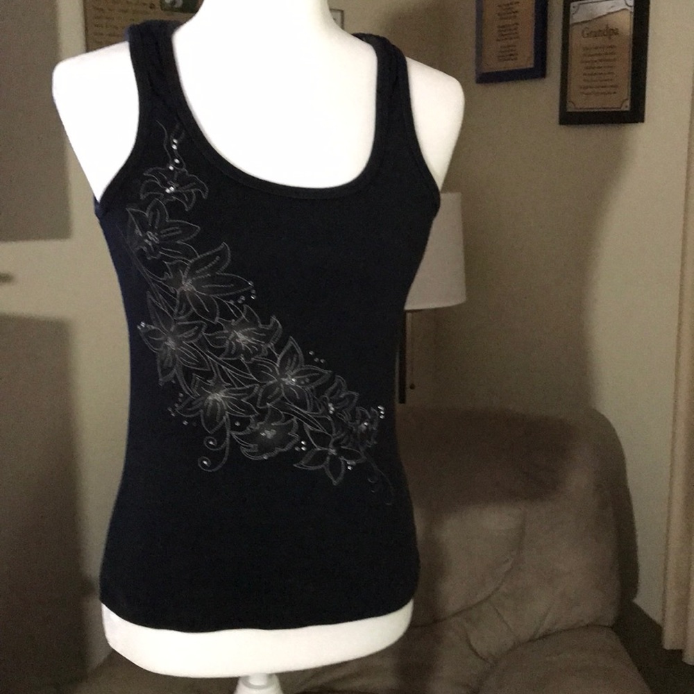 Green Source black tank..M.. 100% organic cotton